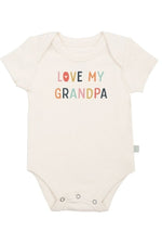 Load image into Gallery viewer, Finn + Emma Organic Cotton Graphic Bodysuit - Love My Grandpa
