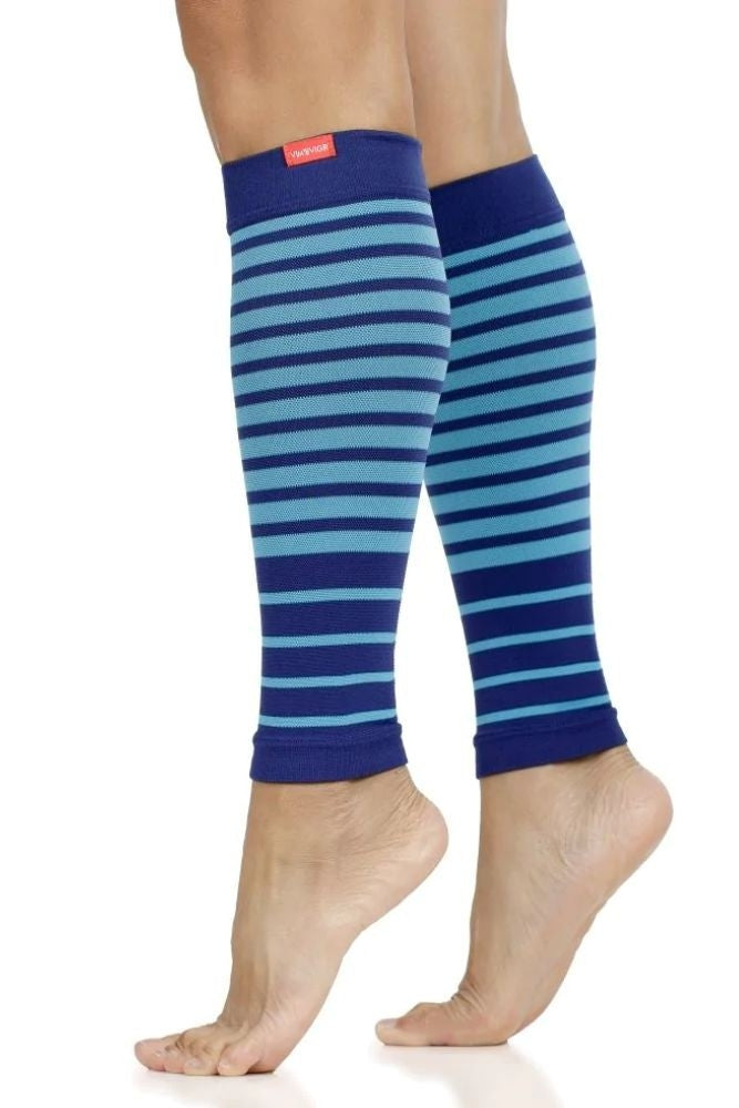 Vim & Vigr Compression Leg Sleeves - Cobalt & Sky