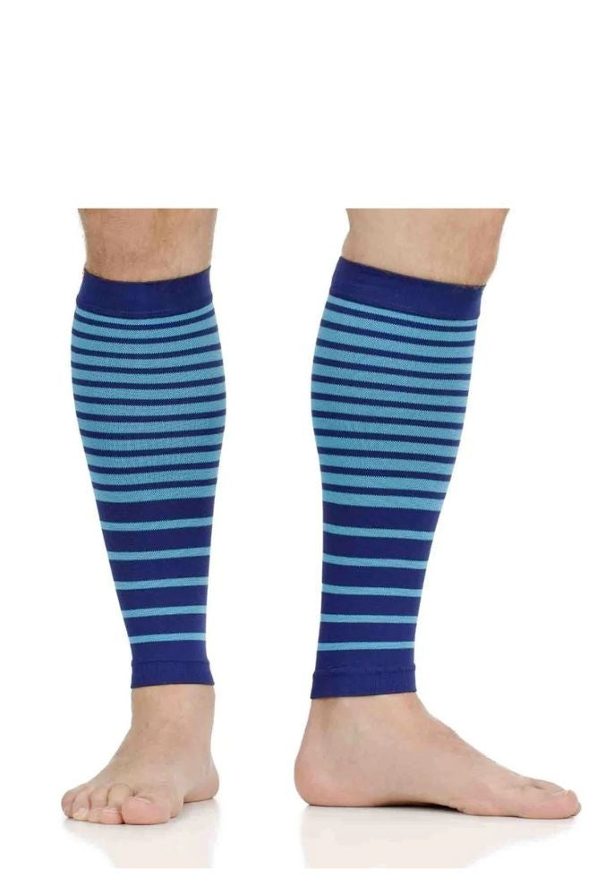 Vim & Vigr Compression Leg Sleeves - Cobalt & Sky